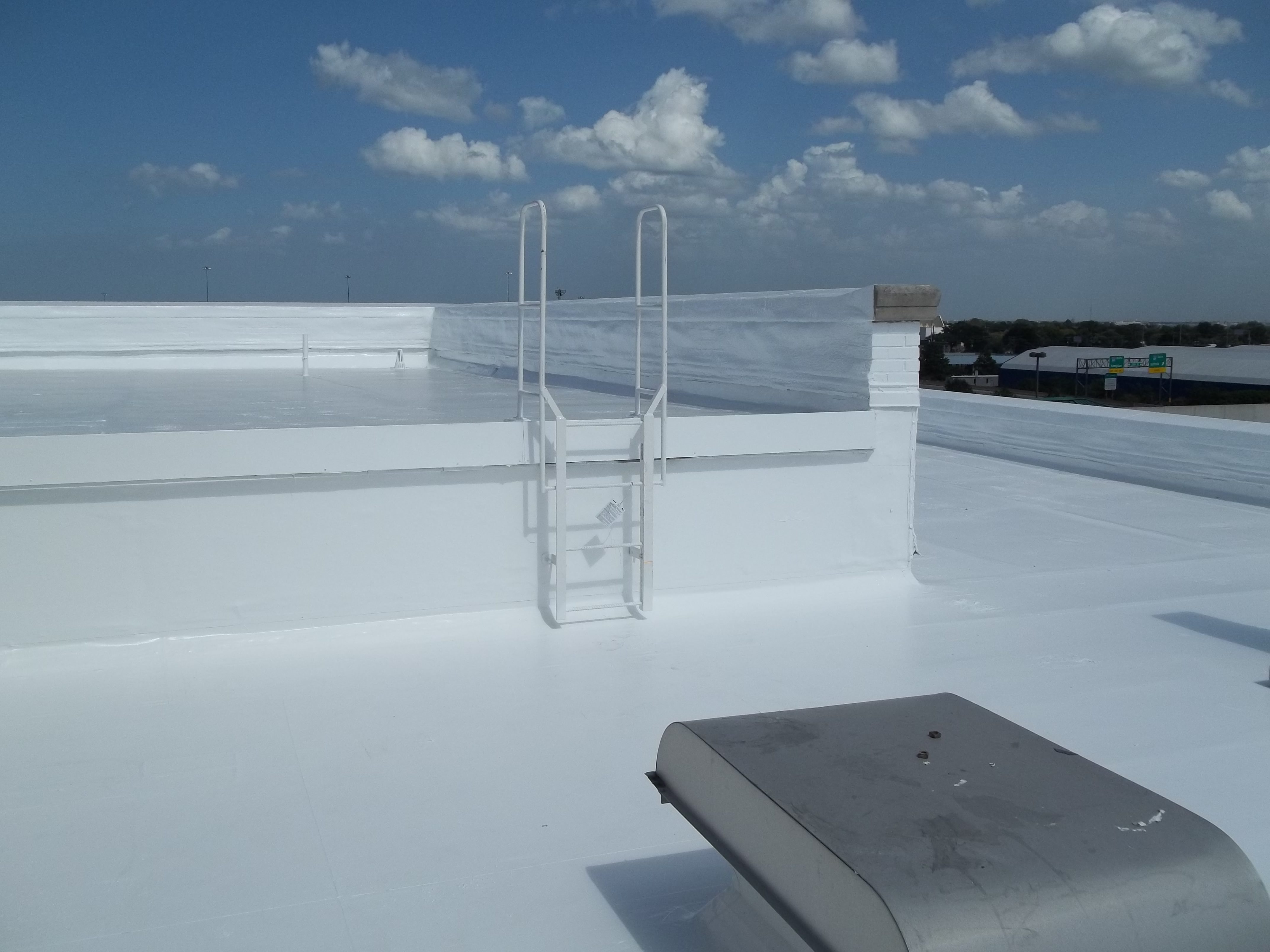 Silicone Restoration Membrane for Commercial Roofs