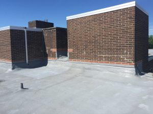 Commercial Roofing Gutters and Copings