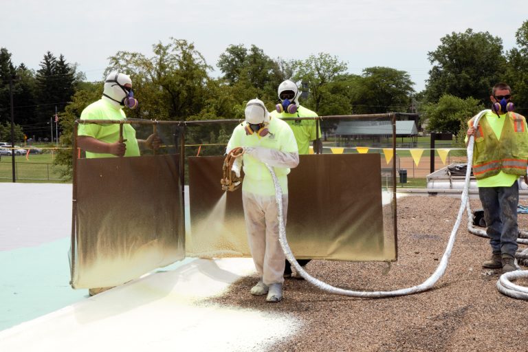 Spray Polyurethane Foam Overspray Prevention and Cleanup