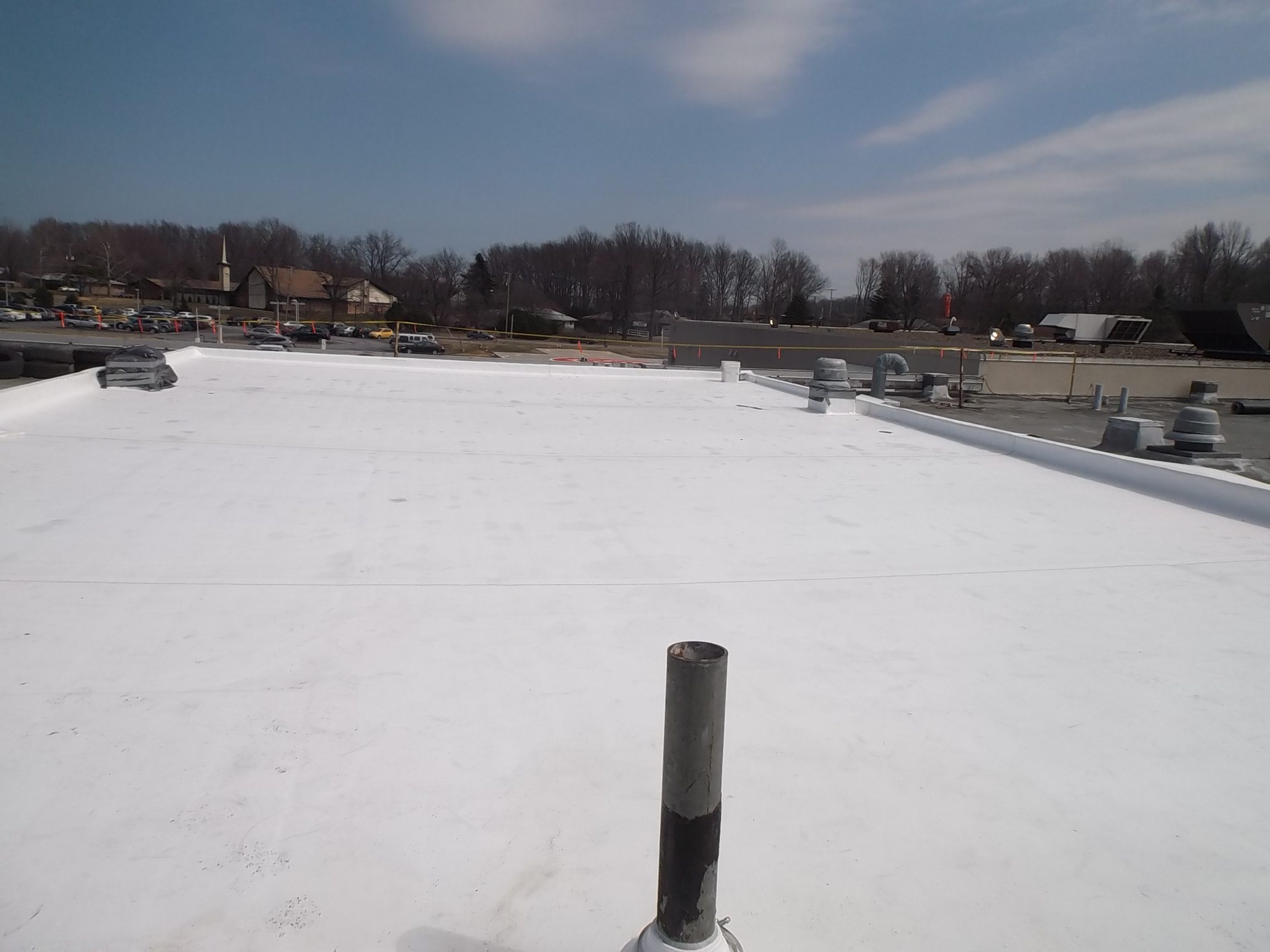 West Roofing Systems installs Single Ply Membrane Roof