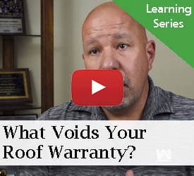 What Voids Your Roof Warranty