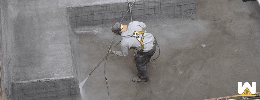 pressure washing a spray foam roof