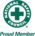Proud member of the national safety council