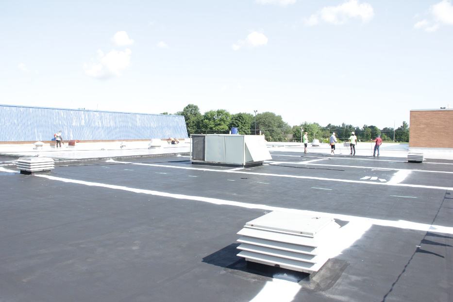 rubberseamsbeingtreatedwithanelastomericroo Cleveland, Ohio