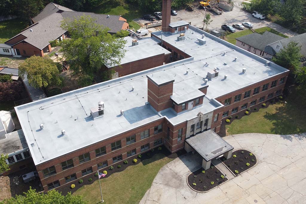 Spray foam roof at Landmark Recovery - Euclid, Ohio - 2021.JPG