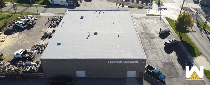 photo of a spray foam roof completed in Northeast Ohio in 2021.JPG