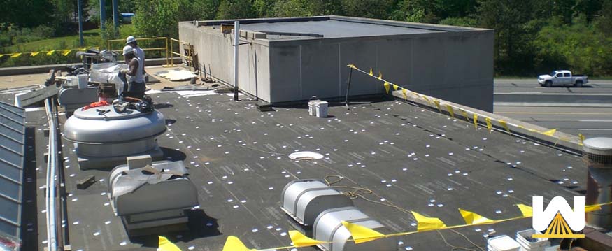 coverboard on a flat roof