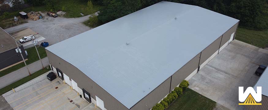 roof coating system over an existing metal roof