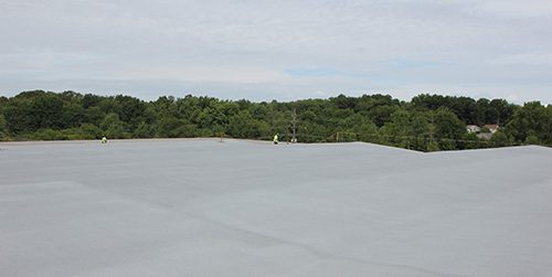spray foam over an existing EPDM single-ply roof