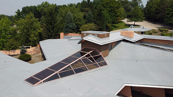 spray foam roof completed in Chardon, Ohio