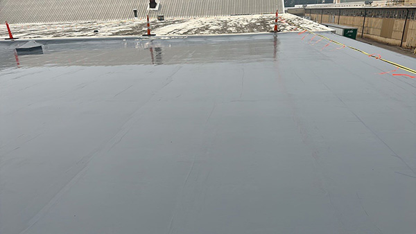 silicone roof coating over EPDM