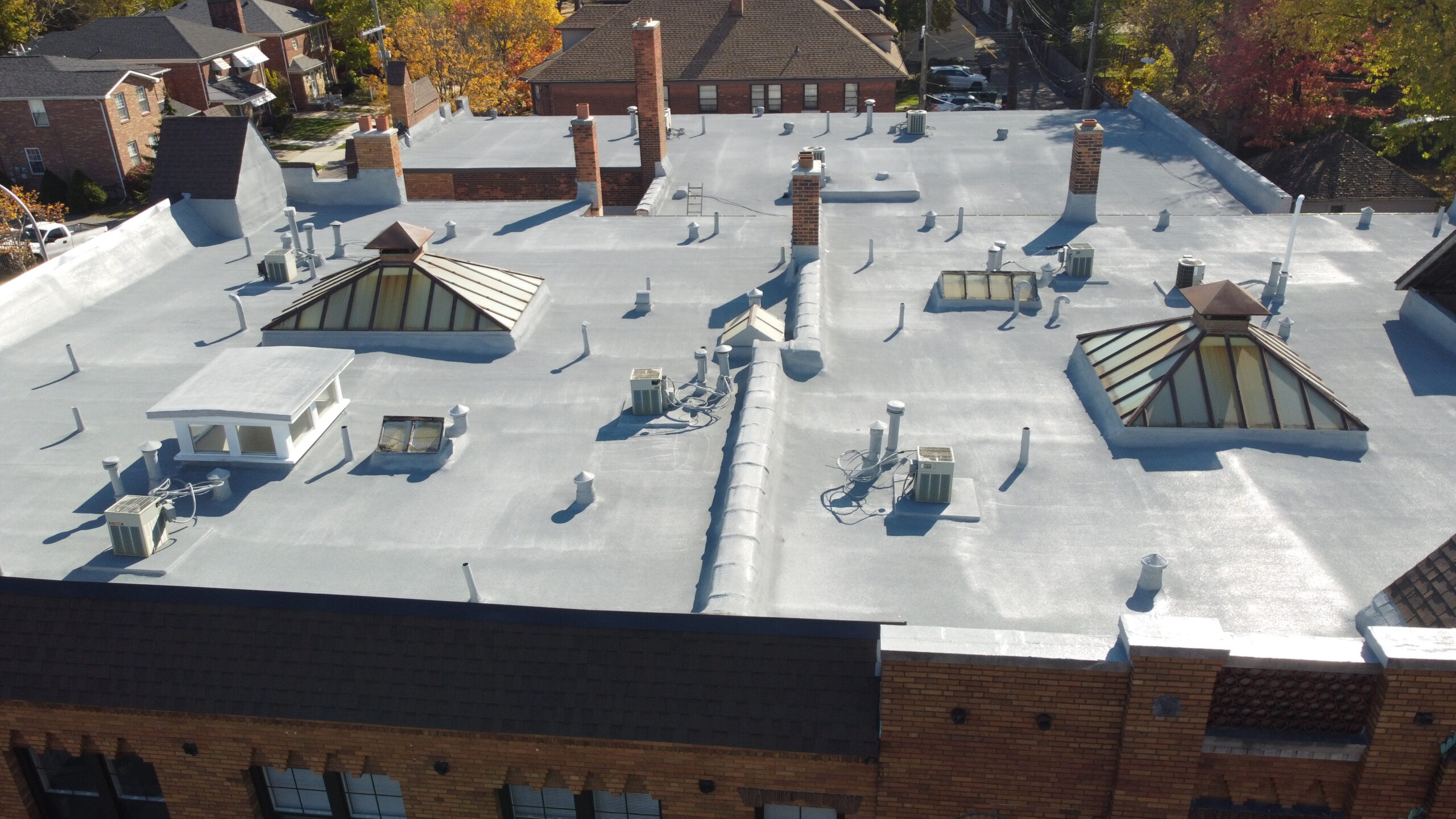 Spray foam roof in Michigan