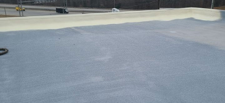 SPF roof installed in Salisbury, North Carolina