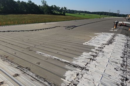 Ironrock - Canton ohio - metal roof - before image