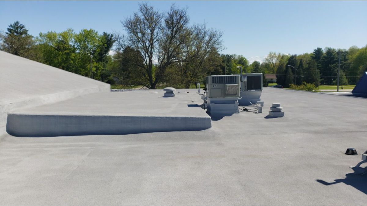 Featured image for “Metzenbaum Center – Spray Foam Roof Restoration in Cleveland, OH”