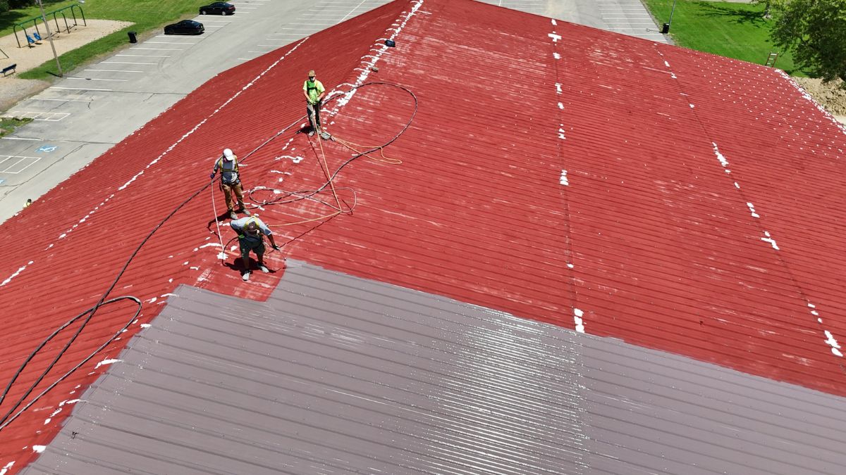 Commercial Roofing Options in Cleveland, Ohio - install a coating system