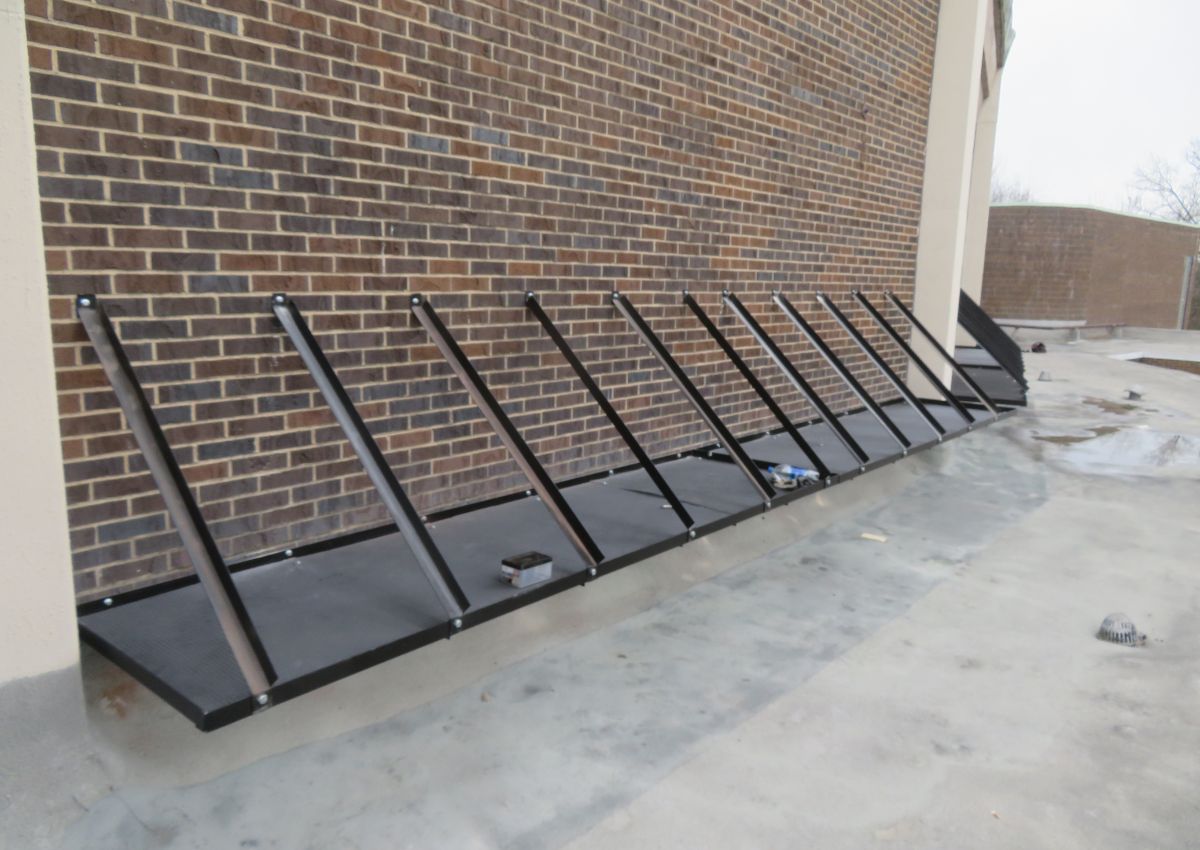 Custom Snow Breaks Installed to Protect Roof