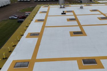 Silicone Roof Coating System Installed in Michigan