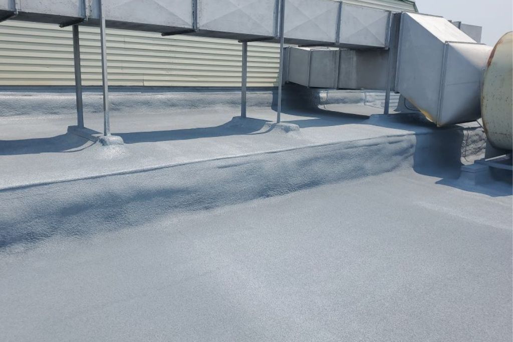 Commercial roofing system installed in Berea Ohio at Baldwin Wallace College