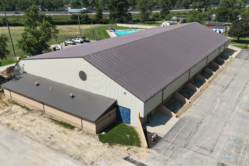 Commercial Metal Roof in Elyria, Ohio Restored With Silicone Coating